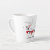 Je Vous Souhaite Joie Latte Mug (Angle gauche)