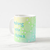 Je vous souhaite Rainbows Mug (Devant gauche)