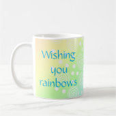 Je vous souhaite Rainbows Mug (Gauche)