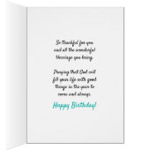 Je vous souhaite un anniversaire heureux et béni (Intérieur (Droit))