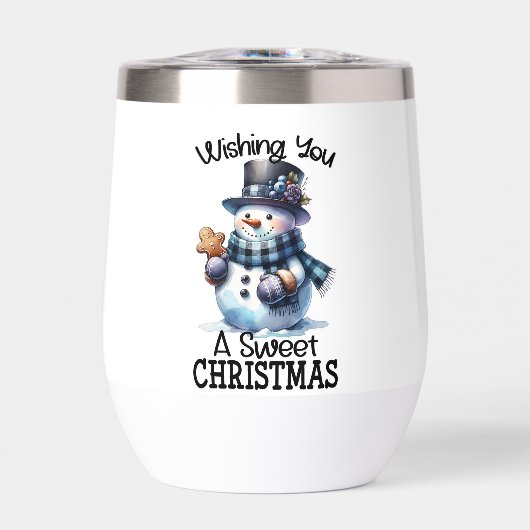 Je vous souhaite un doux bonhomme de neige de Noël (Avant)