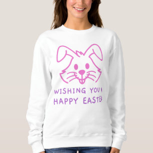 Je vous souhaite un heureux Sweatshirt lapin de Pâ