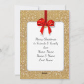 Je Vous Souhaite Un Joyeux Carte photo De Noël/2 C (Dos)