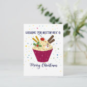 Je vous souhaite un muffin mais une Carte de Noël (Debout devant)