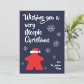 "Je vous souhaite un Noël très méchant" Carte de v (Debout devant)