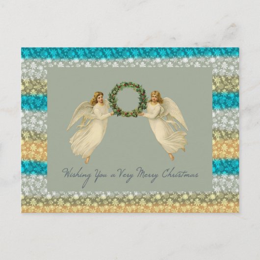 Je vous souhaite un très joyeux Noël carte Angles (Devant)