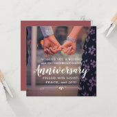 Je vous souhaite une carte anniversaire bienheureu (Devant/Arrière en situation)