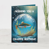 Je vous souhaite une carte d'anniversaire Crappie (Devant)