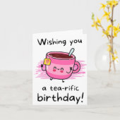 Je Vous Souhaite Une Carte D'Anniversaire Pour Les (Fleur jaune)