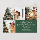 Je vous souhaite une carte de Noël normale (Devant)