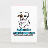 Je vous souhaite une carte magique 5e anniversaire (Dos)