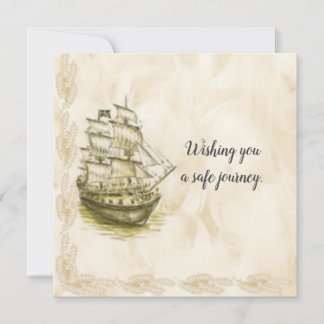 Je vous souhaite une carte vintage de voyage en to