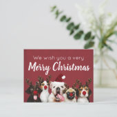 Je Vous Souhaite Une Jolie Carte Postale De Chiot (Debout devant)