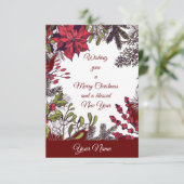 Je vous souhaite une joyeuse carte de voeux de Noë (Debout devant)