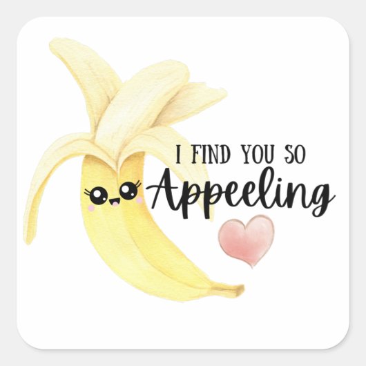Je Vous Trouve Sticker Banana Si Attirant (Devant)
