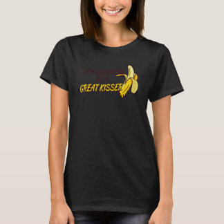 Je vriendin is een geweldige kusser t-shirt