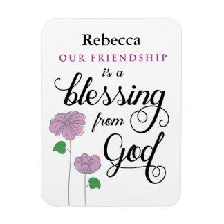 Je vriendschap is een zegen van God Magnet. Magneet