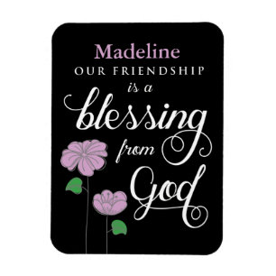 Je vriendschap is een zegen van God Magnet. Magneet