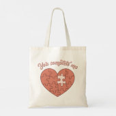 Je vult me in tote bag (Achterkant)