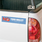 Je Wallet Bumpersticker (Op Truck)