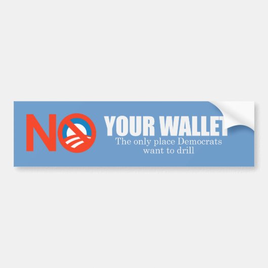 Je Wallet Bumpersticker (Voorkant)