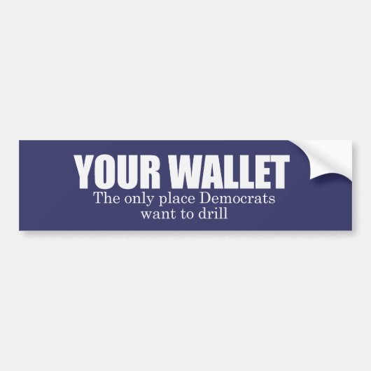 Je Wallet Bumpersticker (Voorkant)