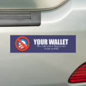Je Wallet Bumpersticker (Op auto)
