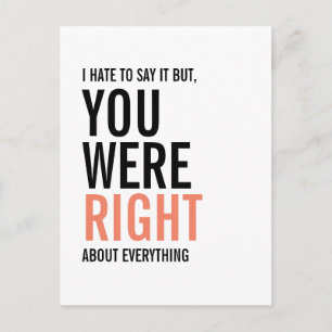 Je was het juiste Moederdag Briefkaart