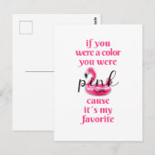 Je was Roze - Briefkaart (Voorkant / Achterkant)