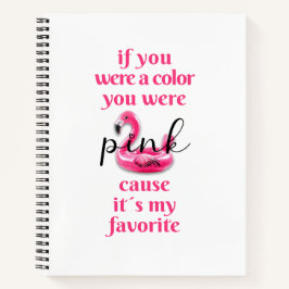 Je was Roze - Notitieboek