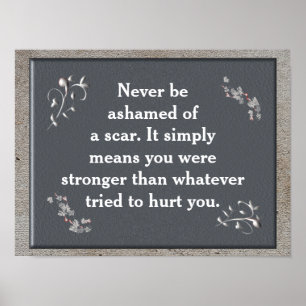 Je was sterker - kunstposter poster