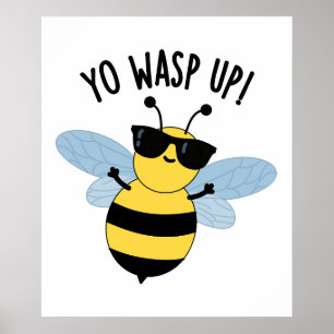 Je wast grappige bug woordspeling op poster