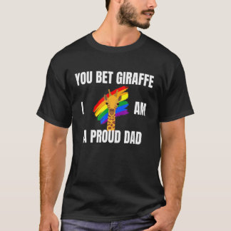 Je wed Giraffe IM een trotse vader - LGBT Pride T-shirt