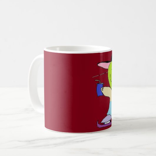 JE WEET DAT HET TIJD IS OM TE FEESTEN KOFFIEMOK (Voorkant links)