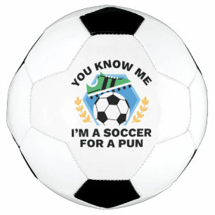 Je weet dat ik een sporter ben voor een woordspeli voetbal
