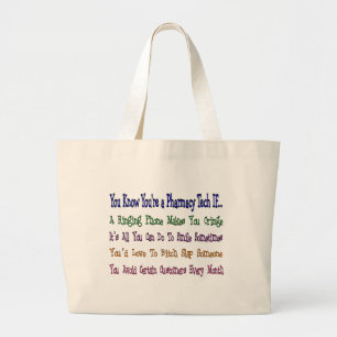 Je weet dat je een FARMACY TECH bent als... Grote Tote Bag
