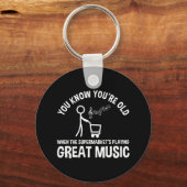 Je weet dat je een oude grappige prijsopgave bent sleutelhanger (Achterkant)