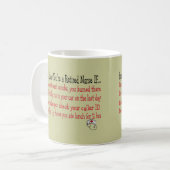 Je weet dat je een VERKEERDE VERPLEEGKUNDIGE bent  Koffiemok (Voorkant links)