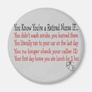 Je weet dat je een VERKEERDE VERPLEEGKUNDIGE bent Magneet