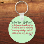 Je weet dat je een VERKEERDE VERPLEEGKUNDIGE bent Sleutelhanger (Voorkant)