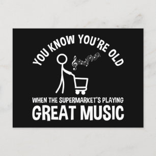 Je Weet Dat Je Oud Bent Grappige Spreuk Briefkaart