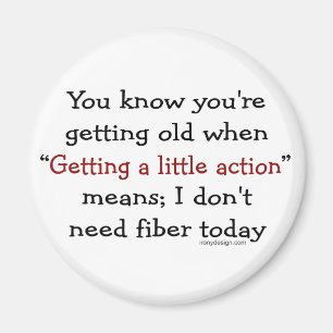 Je weet dat je oud wordt als magneet