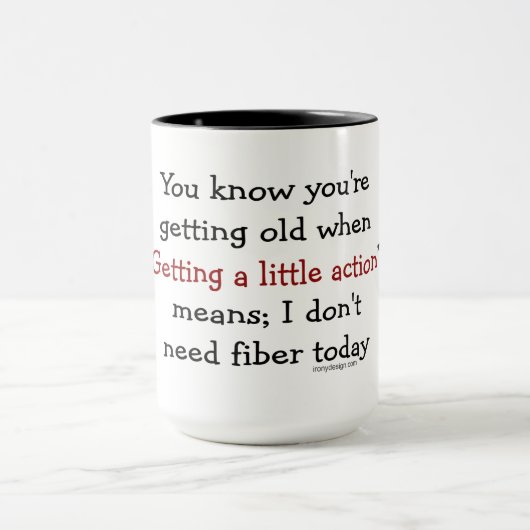 Je weet dat je oud wordt als mok (Midden)