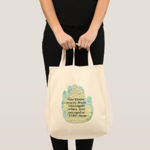 Je weet dat je van Michigan bent als Tote Bag