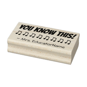 "JE WEET DIT!" Educator Rubber Stamp Rubberstempel