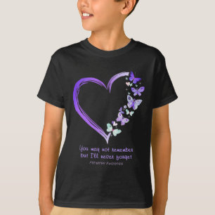 Je weet het niet meer, maar ik zal Alzheim nooit v T-shirt