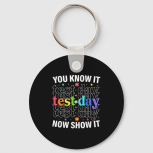 Je Weet Het Nu Laat Het Grappig Zien Test Dag Moti Sleutelhanger