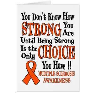 Je weet niet hoe sterk...MS