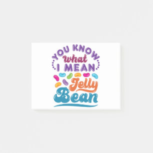 Je weet wat ik bedoel met Jelly Bean Post-it® Notes