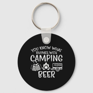 Je Weet Wat Rijmt Met Camping Grappige Camper Vade Sleutelhanger